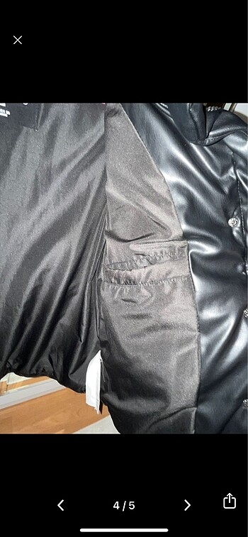 s Beden siyah Renk Stradivarius Deri Mont