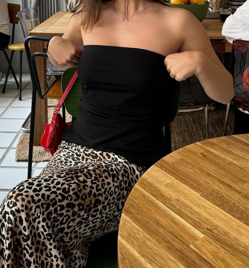 Siyah Straplez Midi Bustiyer - Görsel 2