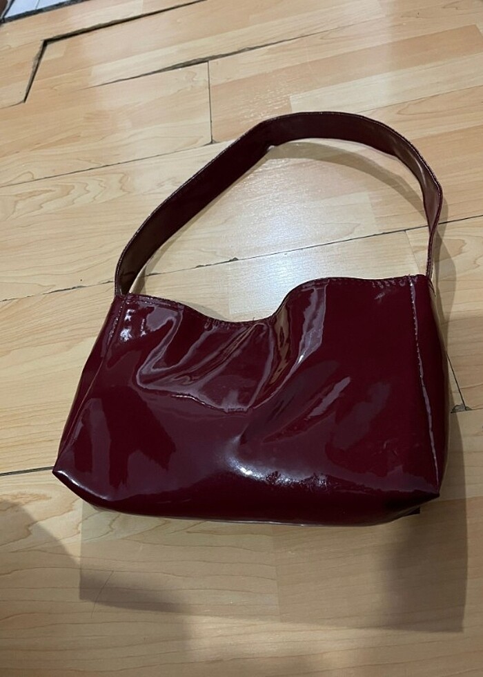 Kadın Bordo Kol Çantası - Görsel 3