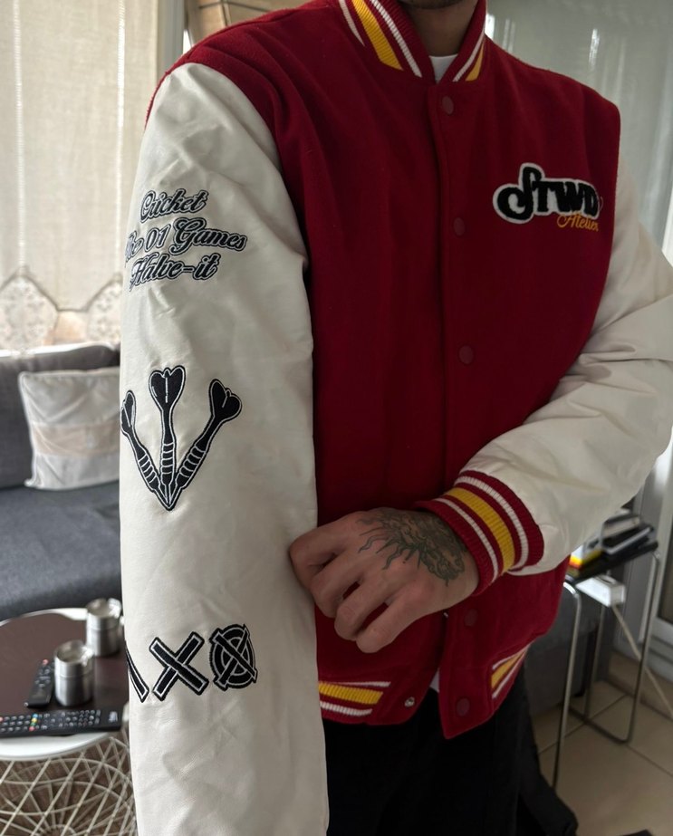 Bordo Erkek Kolej Ceket - Görsel 2