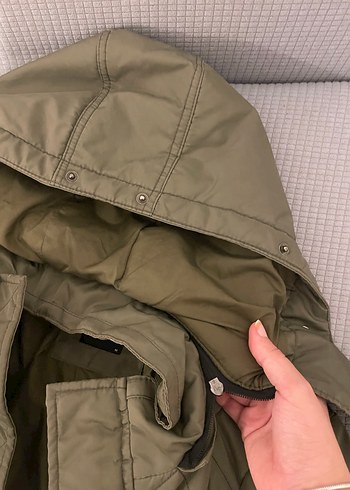 Avva Erkek Haki Midi Kışlık Mont - Görsel 4