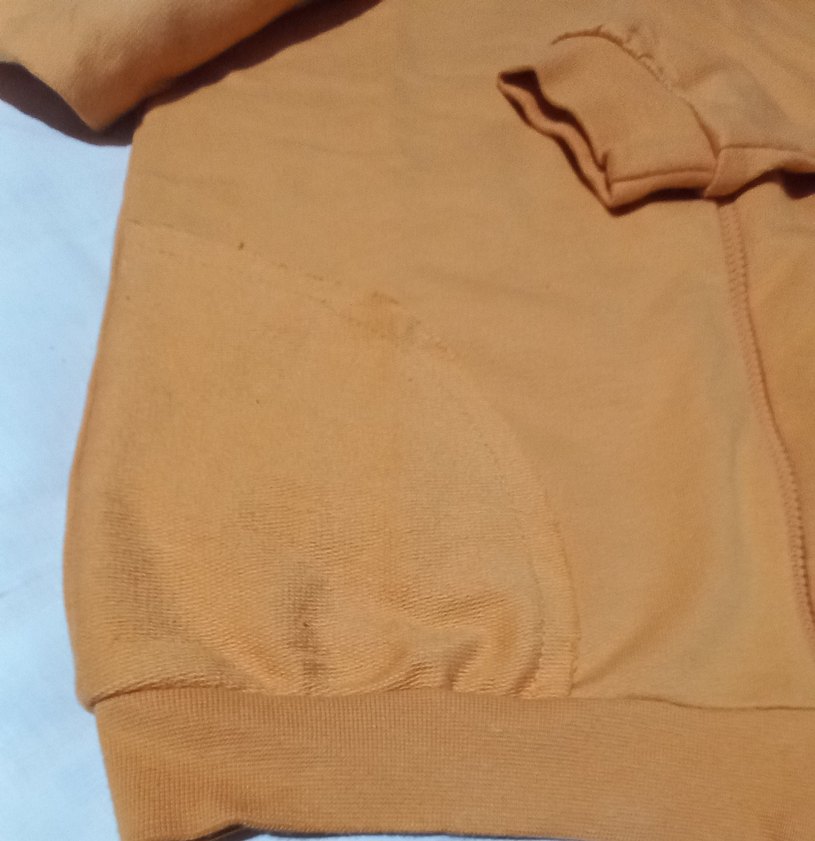 Kapisonlu turuncu sweat ve elma desenli alt takım - Görsel 4