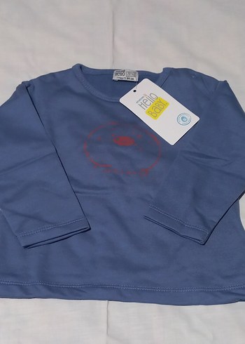 Mavi Uzun Kollu sweat ve alt Bebek Takımı - Görsel 2