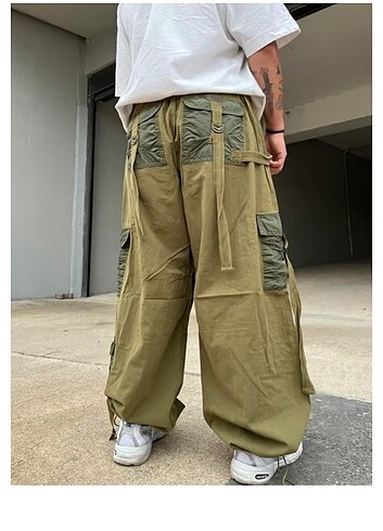 Baggy kargo paraşüt pantolon 