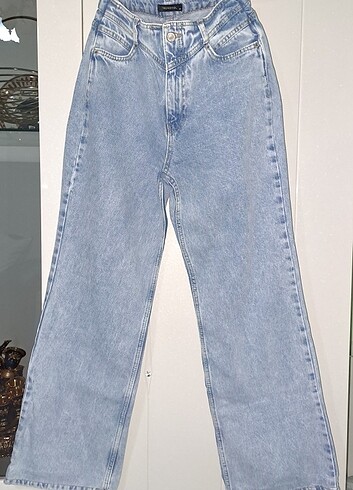 Trendyol & Milla Boyfriend bol paça pantolon/ jean
