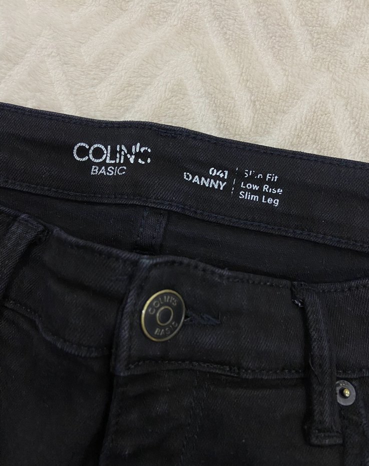 Siyah Erkek Jean Kot Pantolon - Görsel 4