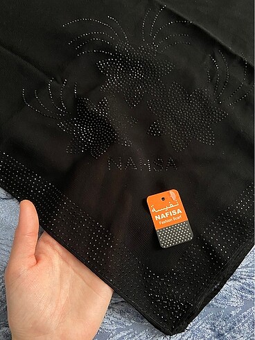 Taşlı eşarp - Görsel 5