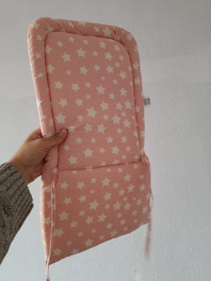 Pembe Yıldız Desenli mama sandalyesiMinderi - Görsel 2