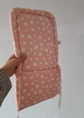 Pembe Yıldız Desenli Çocuk Uyku Minderi - Görsel 2