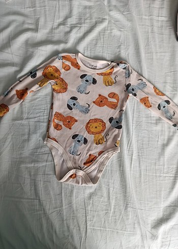 Uzun Kollu, Düğmeli Bebek Çıtçıtlı Body - Görsel 2