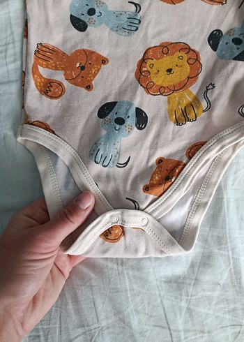 Uzun Kollu, Düğmeli Bebek Çıtçıtlı Body - Görsel 4