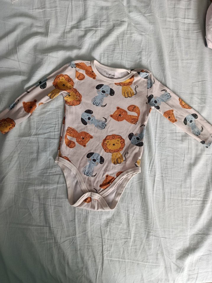 Uzun Kollu, Düğmeli Bebek Çıtçıtlı Body - Görsel 2