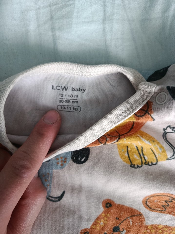 Uzun Kollu, Düğmeli Bebek Çıtçıtlı Body - Görsel 5