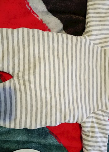 Gri Nakışlı Bebek Tulumu - Görsel 4