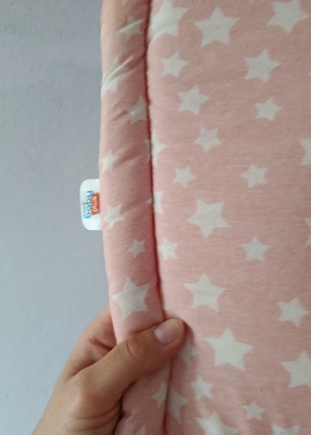 Pembe Yıldız Desenli Çocuk Uyku Minderi - Görsel 3