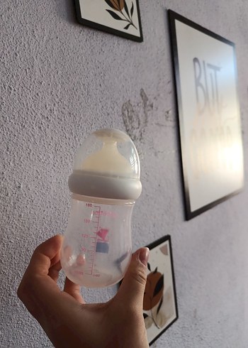 Bebedor Beyaz Bebek Biberonu - Görsel 2