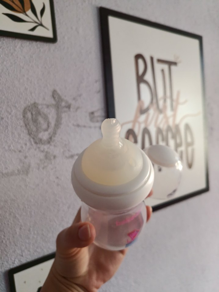 Bebedor Beyaz Bebek Biberonu - Görsel 3