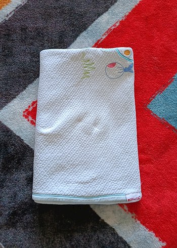 Nakışlı Çok Renkli Bebek Battaniyesi - Görsel 3