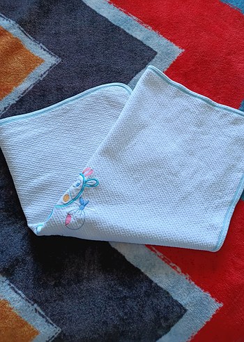 Nakışlı Çok Renkli Bebek Battaniyesi - Görsel 2