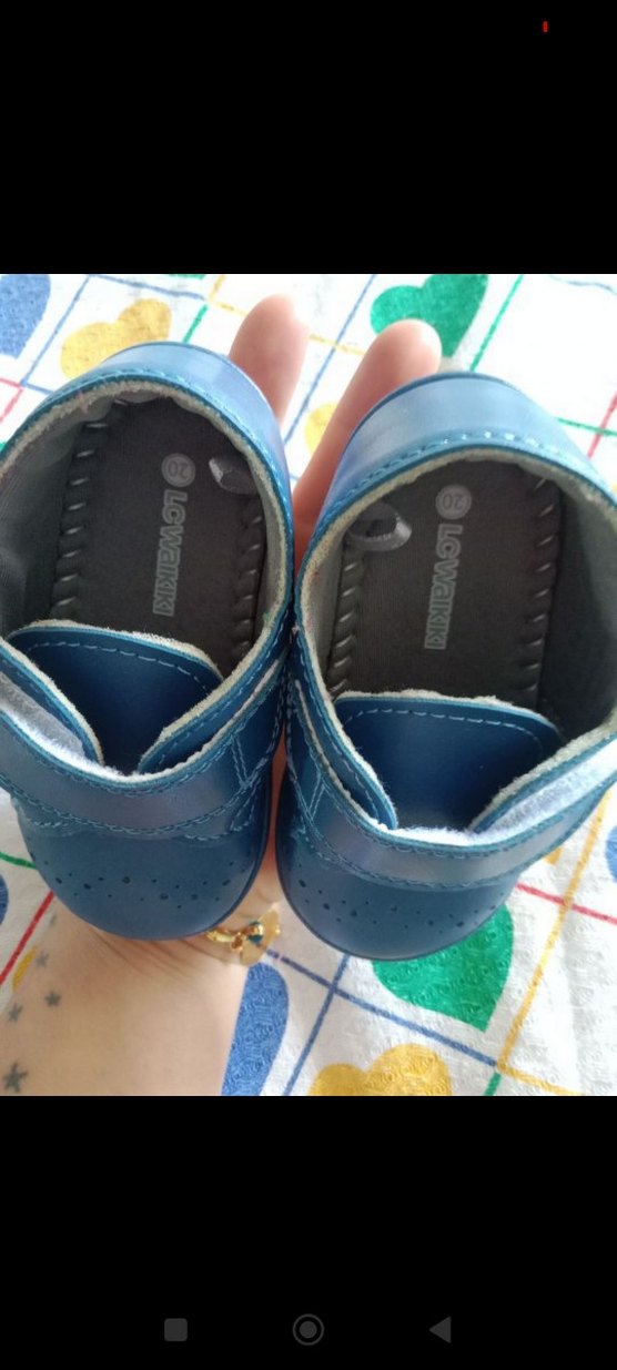 Mavi Erkek Bebek İlk Adım Ayakkabısı - Görsel 2