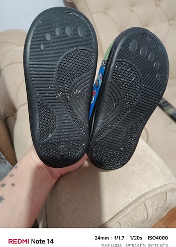 Renkli Erkek Bebek Botları Kaydırmaz Tabanlı - Görsel 4