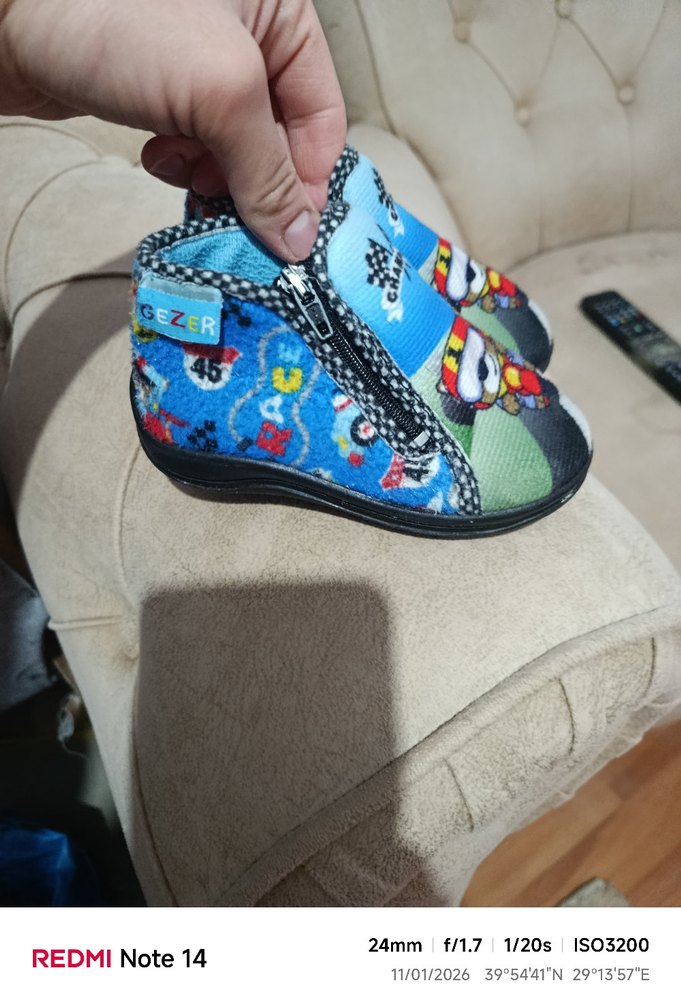 Renkli Erkek Bebek Botları Kaydırmaz Tabanlı - Görsel 2