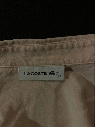 40 Beden pembe Renk Lacoste gomlek