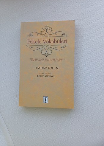 Felsefe Vokabüleri - Haydar Tolun