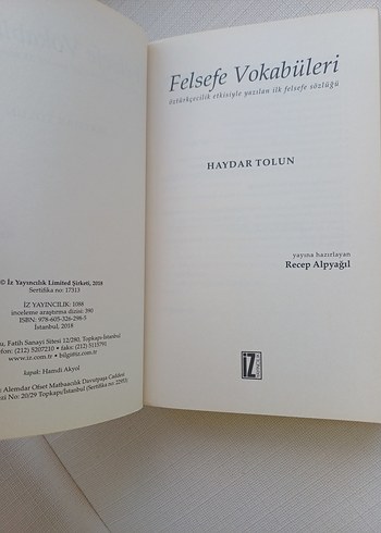 Beden Renk Felsefe Vokabüleri - Haydar Tolun