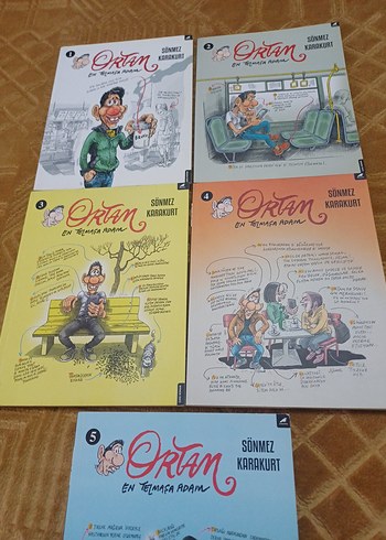 Beden Renk ORTAM KARİKATUR CILTLERI 5 CILT TAKIM 1-2-3-4-5 nolu ciltler