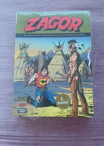 Zagor Maxi 11-12 Tonkanın Öfkesi-Kuzey Kartalları