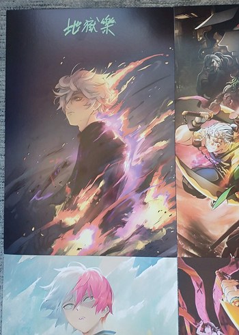 Beden Renk Demon Slayer Poster Set - 4 Parça