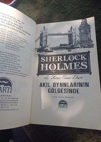 Sherlock Holmes Akıl Oyunlarının Gölgesinde Kitap - Görsel 4