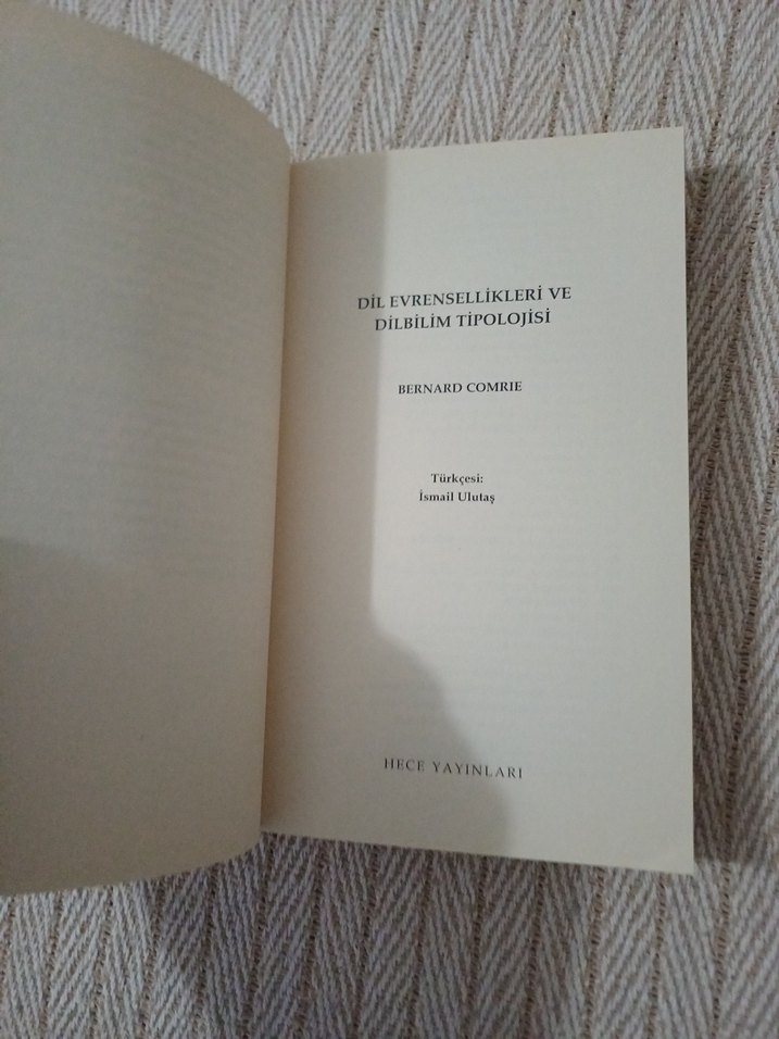 Dil Evrensellikleri ve Dilbilim Kitabı - Görsel 3