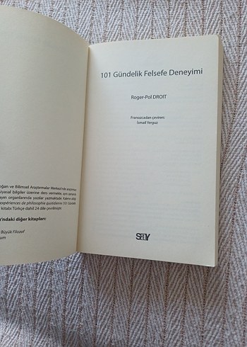 101 Günlük Felsefe Deneyimi - Roger-Pol Droit - Görsel 3