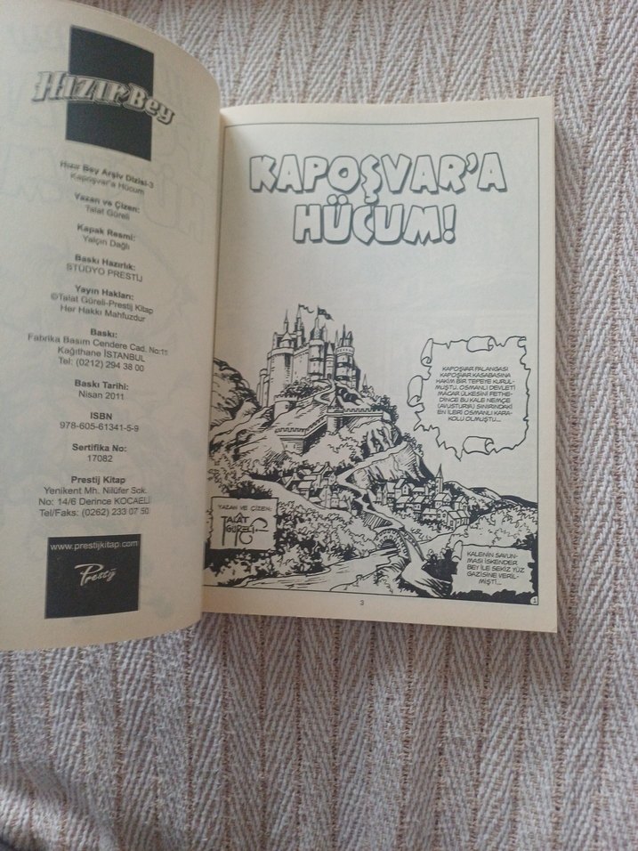 Hızır Bey - Kaposvár'a Hücum! Çizgi Roman - Görsel 3