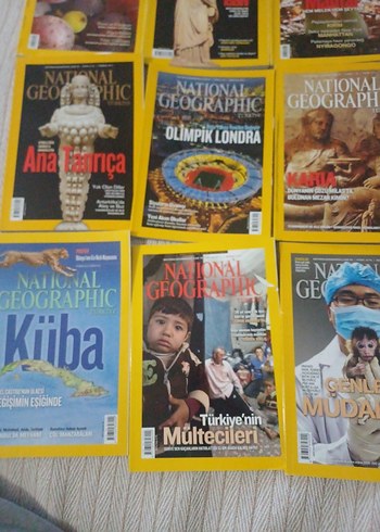 National Geographic Dergi Seti 13 adet - Görsel 3