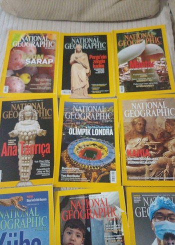 National Geographic Dergi Seti 13 adet - Görsel 2