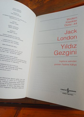 Beden Renk Jack London - Yıldız Gezgini Romanı