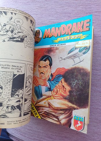 Beden Renk MANDRAKE ALBUM SERIDEN 4 CILT BIRADA album 82-83-84-85