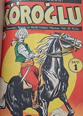 Köroğlu cilt 1/40 takim 36 fasikullu