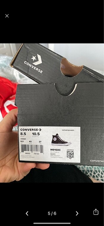 Erkek orjinal converse - Görsel 5