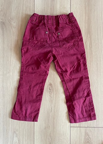 Bordo Pamuklu Erkek Çocuk Bol Kesim Pantolon - Görsel 2