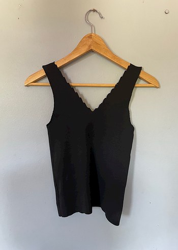 Koton V Yakalı Siyah Kadın Bluz - Görsel 7