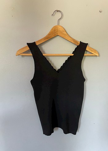 Koton V Yakalı Siyah Kadın Bluz - Görsel 6