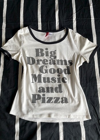 H&M Yazılı Pinterest Tişört - Görsel 3