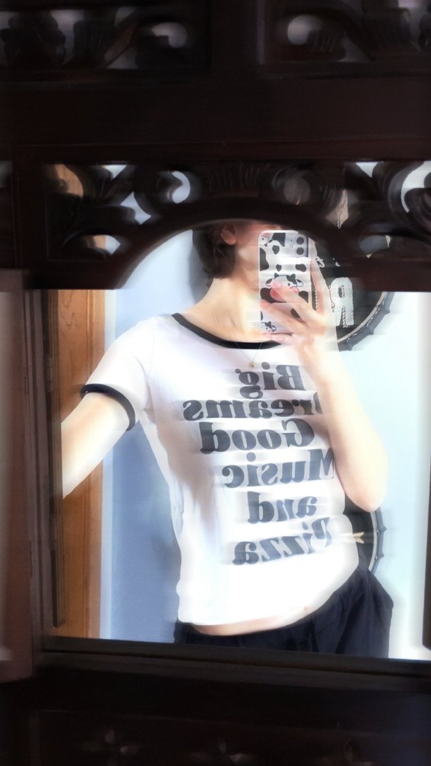 H&M Yazılı Pinterest Tişört - Görsel 2