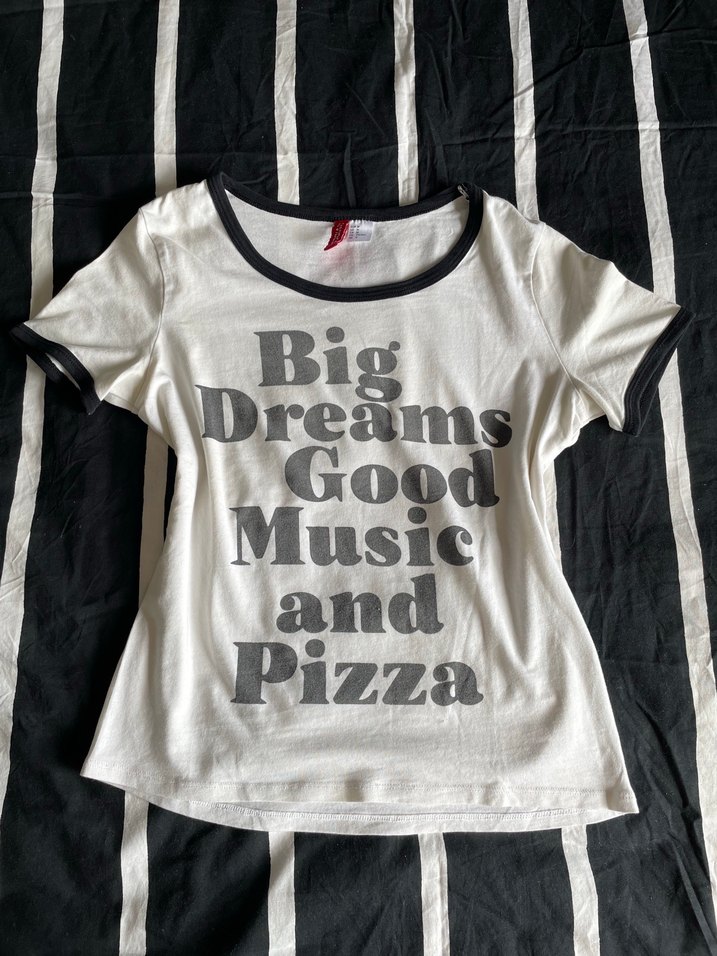 H&M Yazılı Pinterest Tişört - Görsel 3