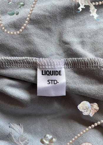 Gri Midi Boy Kadın Kimono Elbise - Görsel 8