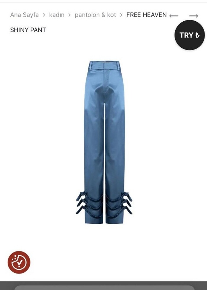 Saten pantolon kullanılmadı  - Görsel 2